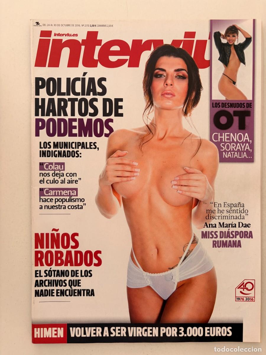 Coleccionismo de revista Intervi&uacute;: INTERVI&Uacute;. N&ordm; 2.113. OCTUBRE 2016. ANA AMRIA DAE. POLIC&Iacute;AS HARTOS DE PODEMOS. LEER