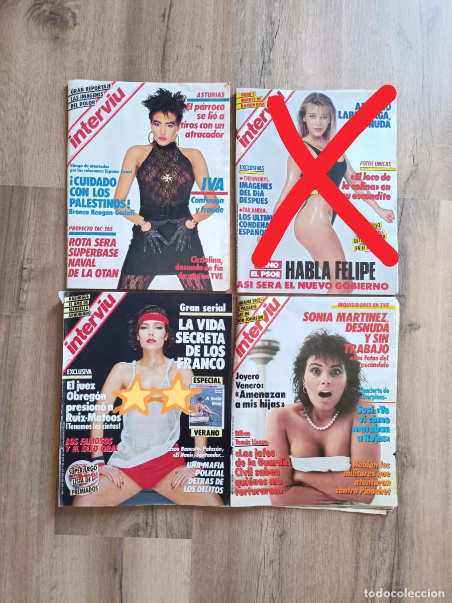 Coleccionismo de revista Intervi&uacute;: Lote 3 Intervi&uacute; de 1986 +