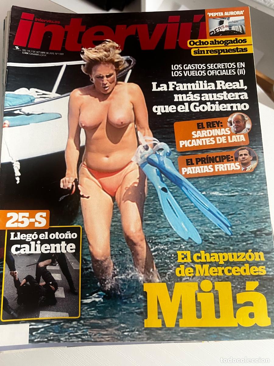 Coleccionismo de revista Intervi&uacute;: INTERVI&Uacute;. A&Ntilde;O 36. N&ordm; 1.901. OCTUBRE DE 2012. MERCEDES MIL&Aacute;. 25-S, EL OTO&Ntilde;O CALIENTE ACUDE A S.. LEER