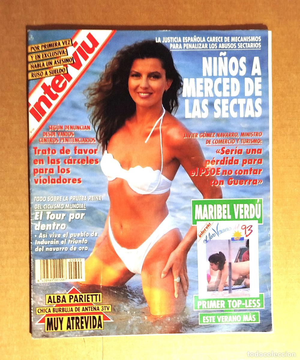 Coleccionismo de revista Intervi&uacute;: INTERVIU 899 - JULIO 1993 - ALBA PARIETTI - MARIBEL VERDU