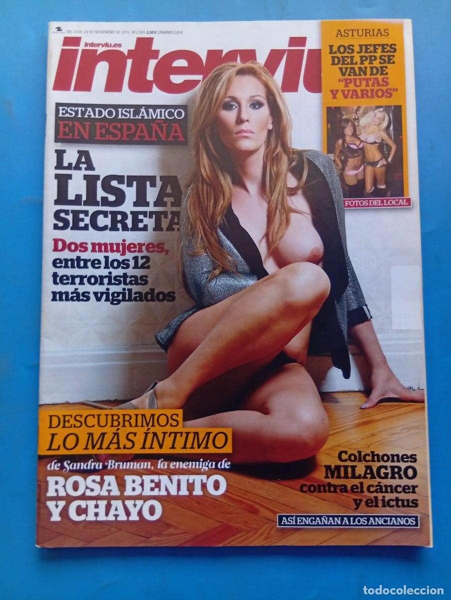 Coleccionismo de revista Intervi&uacute;: INTERVI&Uacute;. N&ordm; 2065. A&Ntilde;O 2015. ESTADO ISLAMICO EN ESPA&Ntilde;A. LA LISTA SECRETA. ROSA BENITO Y CHAY.. LEER.