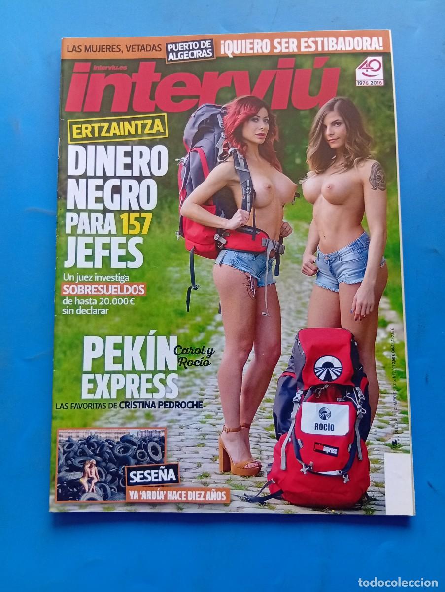 Coleccionismo de revista Intervi&uacute;: INTERVI&Uacute;. N&ordm; 2091. A&Ntilde;O 2016. DINERO NEGRO PARA 157 JEFES. PEKIN EXPRESS, CAROL Y ROCIO. SESE.. LEER.