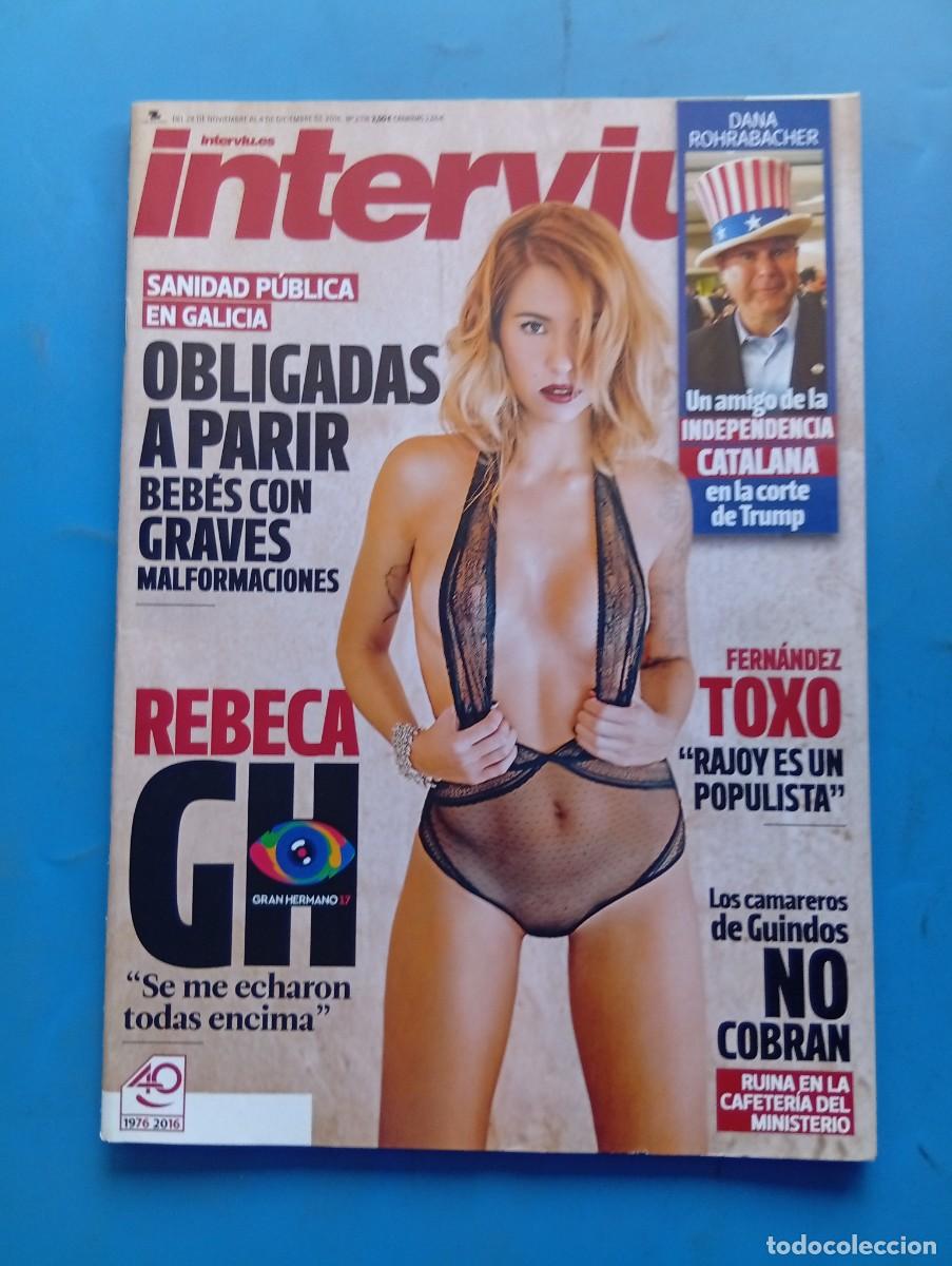 Coleccionismo de revista Intervi&uacute;: INTERVI&Uacute;. N&ordm; 2118. A&Ntilde;O 2016. REBECA GH. FERNANDEZ TOXO. OBLIGADAS A PARIR BEBES CON GRAVES.... LEER.