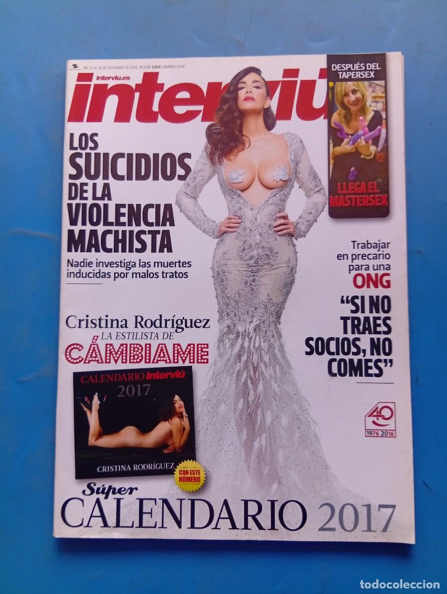Coleccionismo de revista Intervi&uacute;: INTERVI&Uacute;. N&ordm; 2120. A&Ntilde;O 2016. LOS SUICIDIOS DE LA VIOLENCIA MACHISTA. CRISTINA RODRIGUEZ.... LEER.