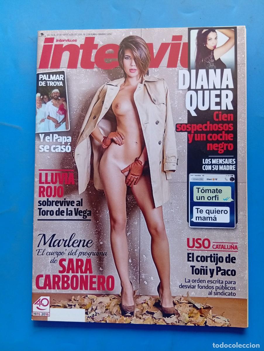 Coleccionismo de revista Intervi&uacute;: INTERVI&Uacute;. N&ordm; 2108. A&Ntilde;O 2016. DIANA QUER. EL CORTIJO DE TO&Ntilde;I Y PACO. MARLENE. PALMAR DE TRO.... LEER.