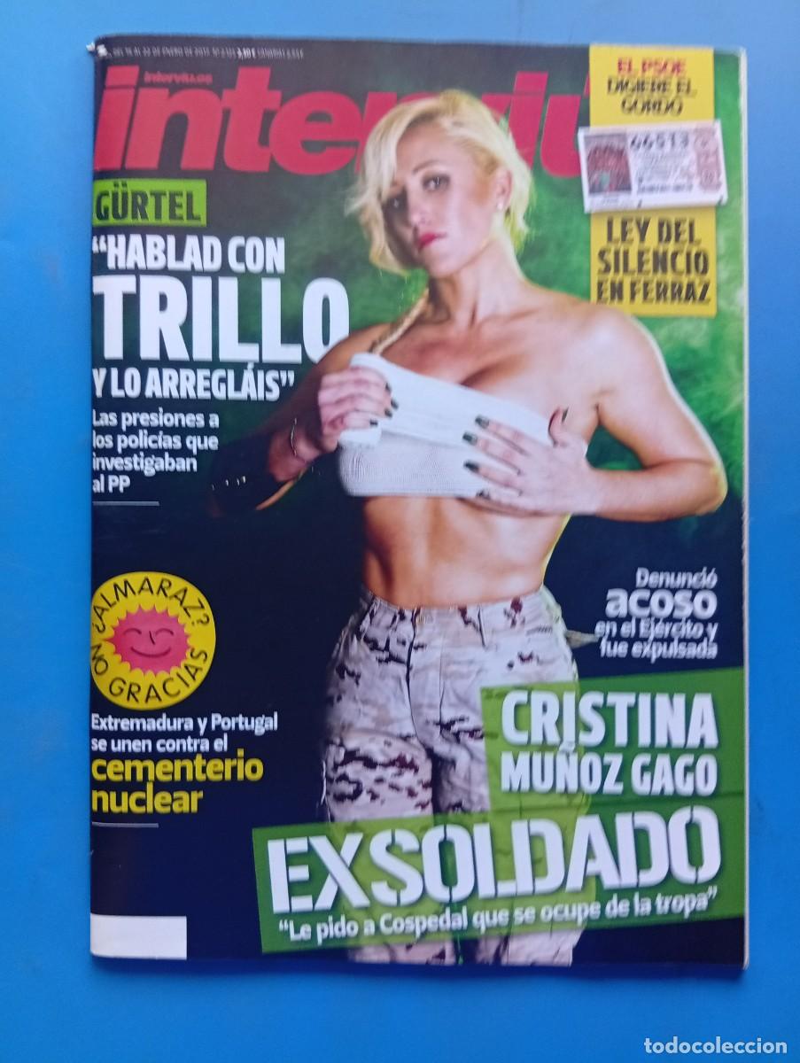 Coleccionismo de revista Intervi&uacute;: INTERVI&Uacute;. N&ordm; 2125. A&Ntilde;O 2017. CRISTINA MU&Ntilde;OZ GAGO. LEY DEL SILENCIO EN FERRAZ. CEMENTERIO .... LEER.