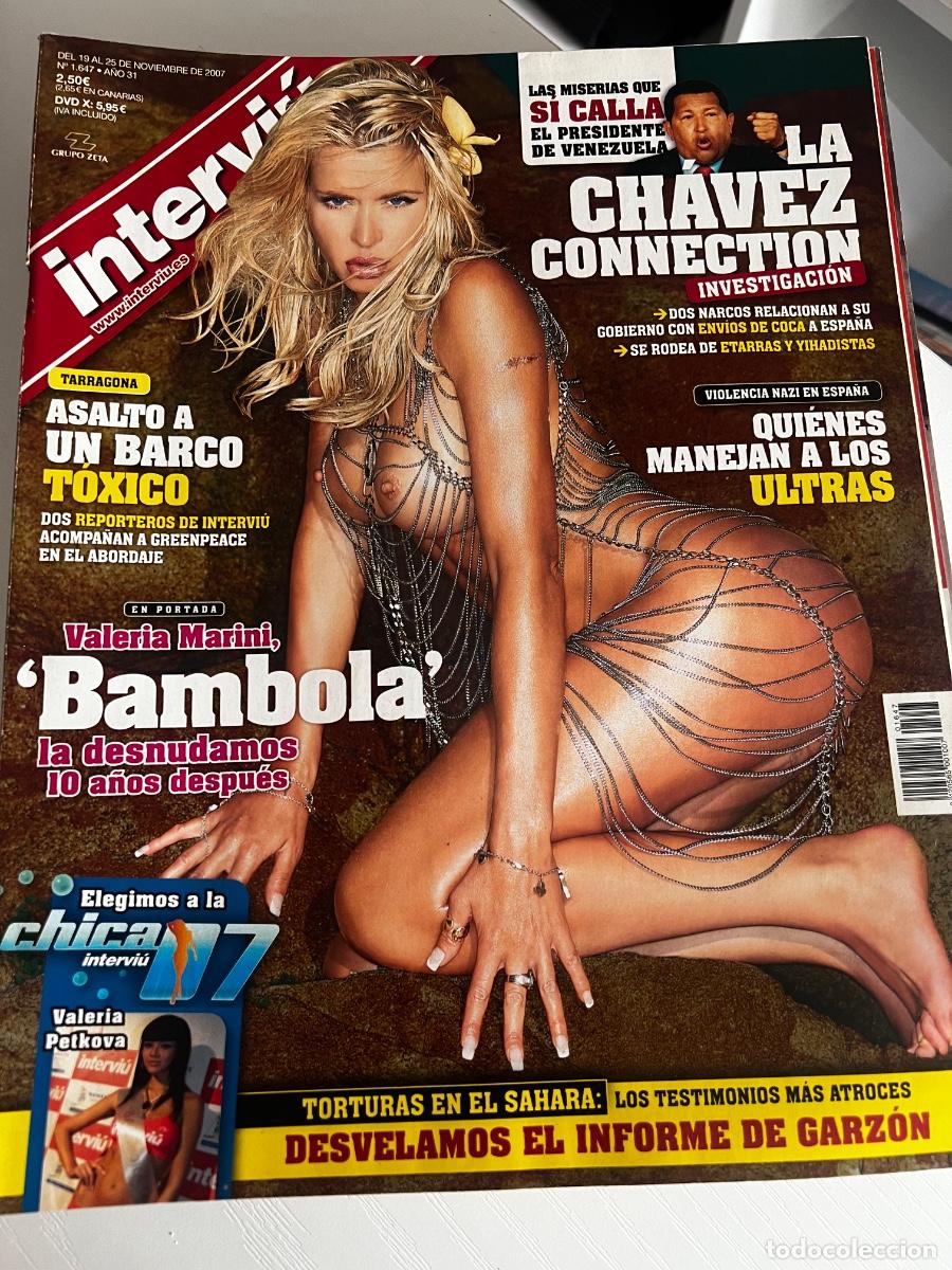 Coleccionismo de revista Intervi&uacute;: INTERVI&Uacute;. A&Ntilde;O 31. N&ordm; 1.647. NOVIEMBRE DE 2007. VALERIA MARINI. LAS TORTURAS A LOS SAHARAUIS. .. LEER