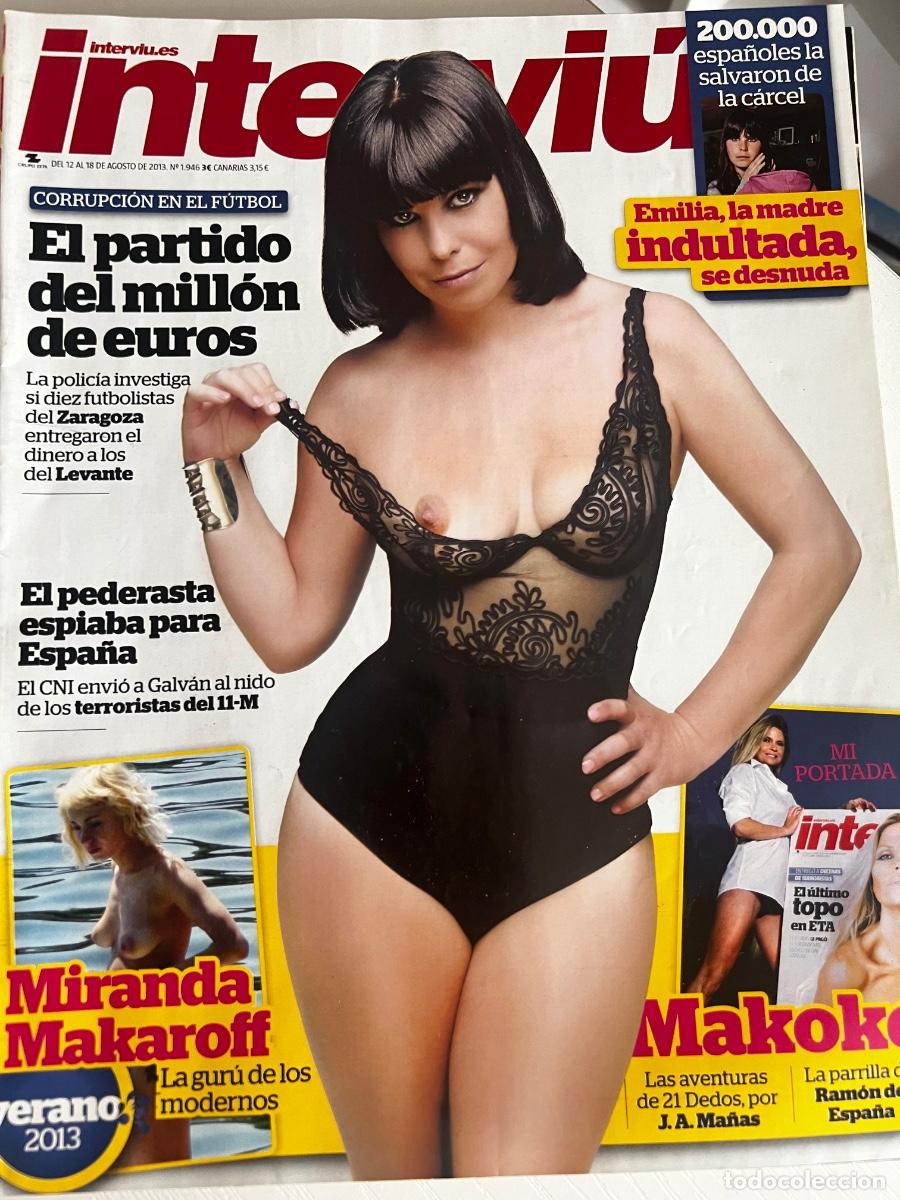 Coleccionismo de revista Intervi&uacute;: INTERVI&Uacute;. A&Ntilde;O 37. N&ordm; 1.946. AGOSTO DE 2013. EMILIA SORIA. EL PARTIDO DEL MILL&Oacute;N DE EUROS. DAN.. LEER