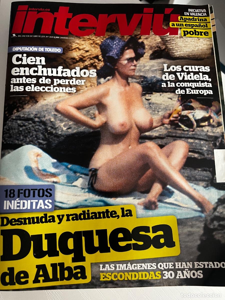 Coleccionismo de revista Intervi&uacute;: INTERVI&Uacute;. A&Ntilde;O 35. N&ordm; 1.849. OCTUBRE 2011. LA DUQUESA DE ALBA DESNUDA Y RADIANTE.