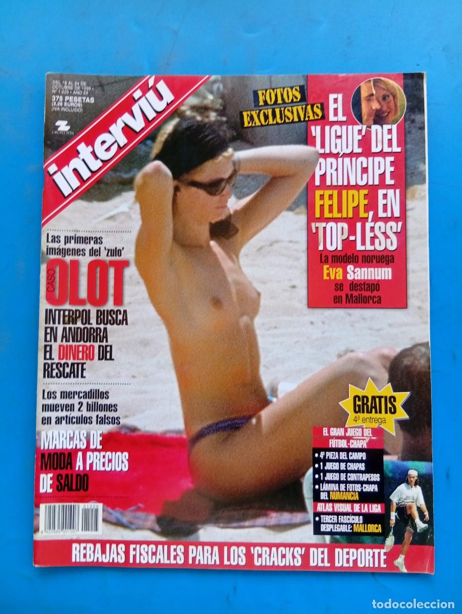 Coleccionismo de revista Intervi&uacute;: INTERVI&Uacute;. A&Ntilde;O 23. N&ordm; 1225. OCTUBRE 1999. EVA SANNUM. LA INTERPOL BUSCA EN ANDORRA. LA C&Aacute;RCEL.. LEER.