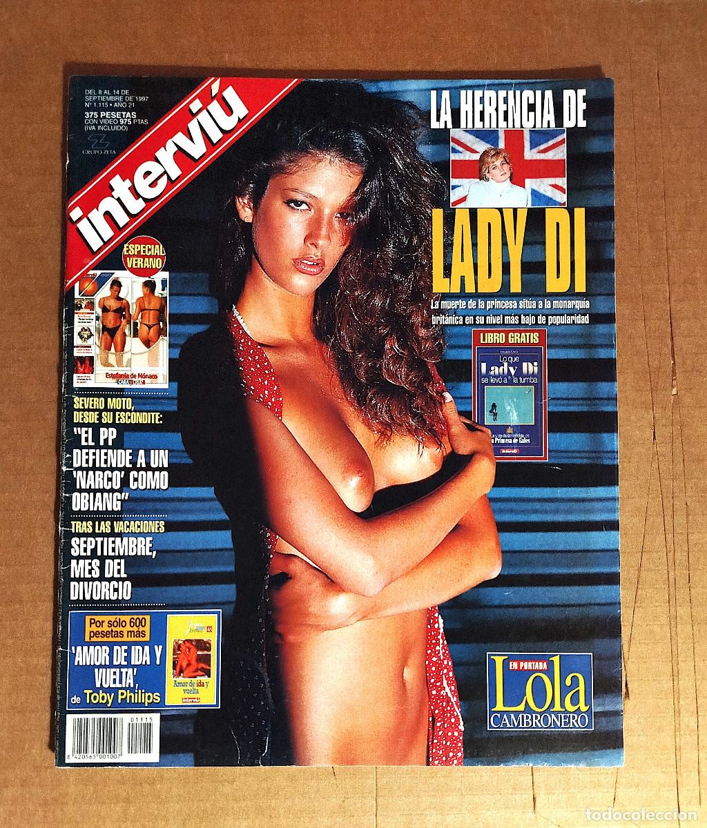 Coleccionismo de revista Intervi&uacute;: INTERVIU 1115 - SEPTIEMBRE 1997 - LOLA CAMBRONERO - ESTEFANIA DE MONACO - FERNANDO COLOMO