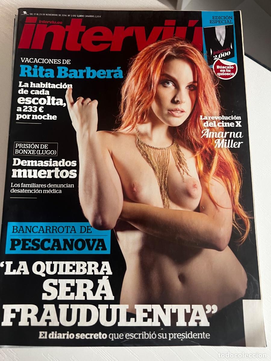Coleccionismo de revista Intervi&uacute;: INTERVI&Uacute;. A&Ntilde;O 38. N&ordm; 2.012. NOVIEMBRE DE 2014. AMARNA MILLER. MUJER Y PADRE EN LA VIDA. TIERR.. LEER