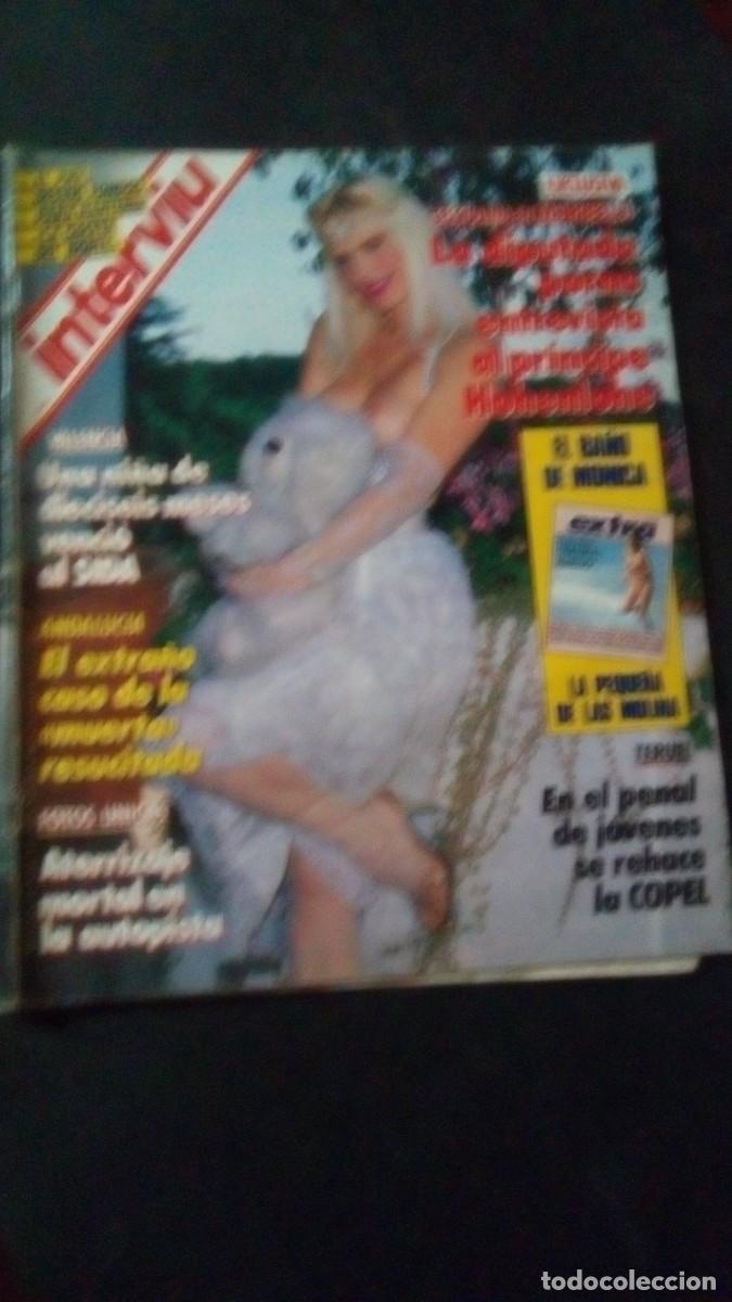Coleccionismo de revista Intervi&uacute;: INTERVIU 587-CICCIOLINA-M&Oacute;NICA MOLINA-ELVIS PRESLEY-MARILYN MONROE-GURRUCHAGA-TERUEL-SERGIO CASAL