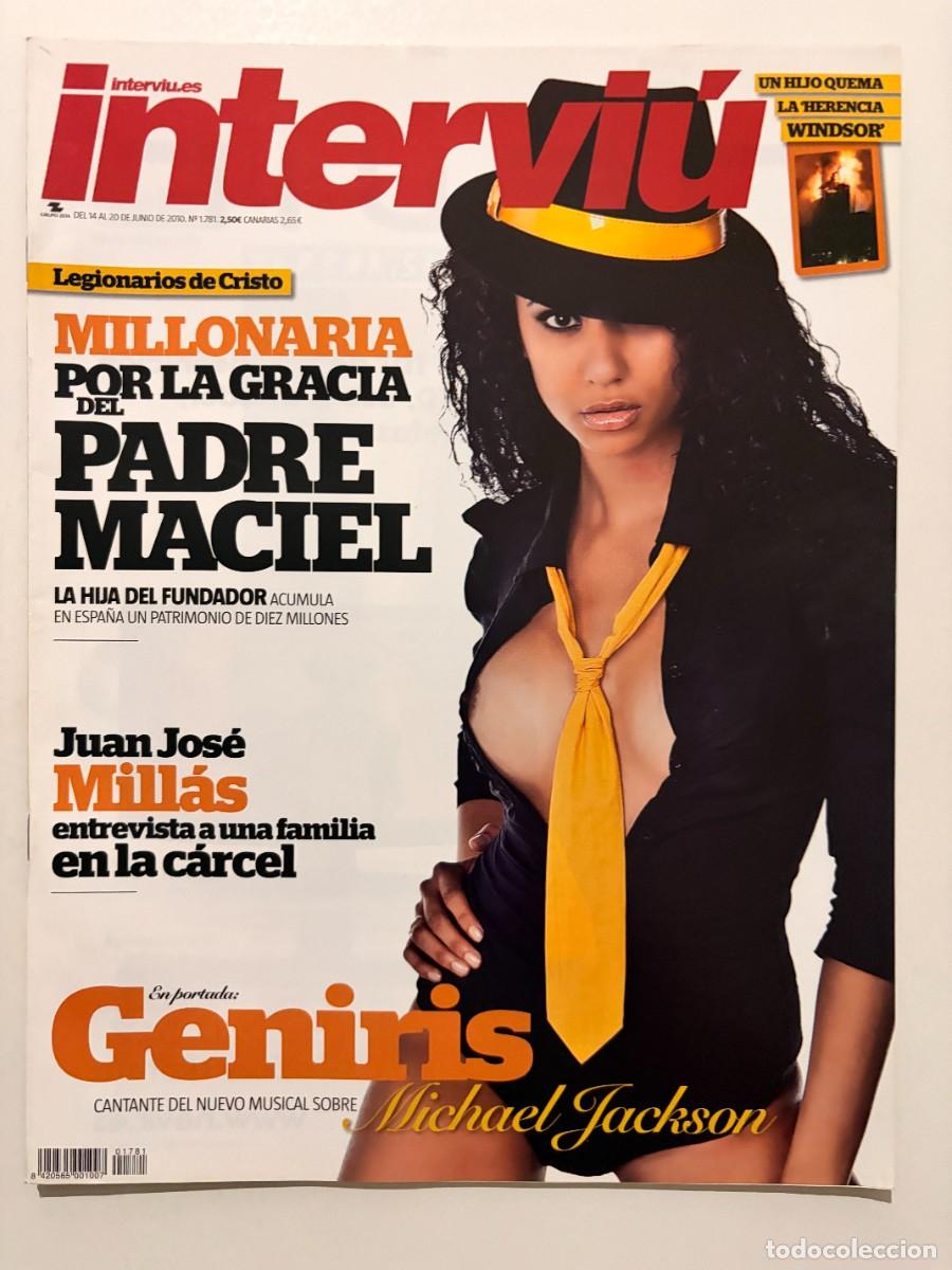 Collezionismo di Rivista Intervi&uacute;: INTERVI&Uacute; N&ordm; 1781. JUNIO 2010. GENIRIS. CANTANTE DEL MUSICAL DE MICHAEL JACKSON. LEER.