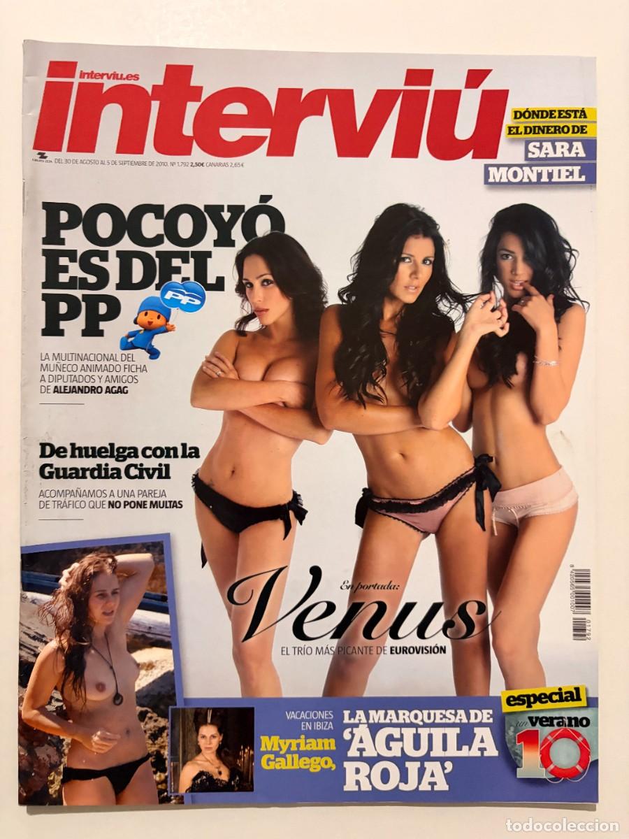 Collezionismo di Rivista Intervi&uacute;: INTERVI&Uacute; N&ordm; 1792. AGOSTO-SEPTIEMBRE 2010. VENUS. EL TR&Iacute;O M&Aacute;S PICANTE DE EUROVISI&Oacute;N.LEER