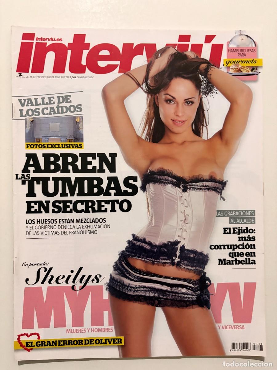 Colecionismo da Revista Intervi&uacute;: INTERVI&Uacute; N&ordm; 1798. OCTUBRE 2010. SHEILYS. VALLE DE LOS CA&Iacute;DOS. FOTOS EXCLUSIVAS. LEER