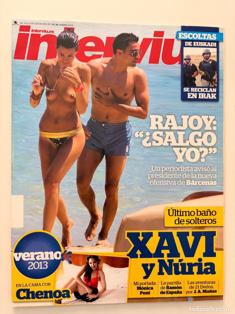 Collezionismo di Rivista Intervi&uacute;: INTERVI&Uacute;. N&ordm; 1942. JULIO 2013. XAVI Y N&Uacute;RIA. ESCOLTAS DE EUSKADI, SE RECICLAN EN IRAK.. LEER