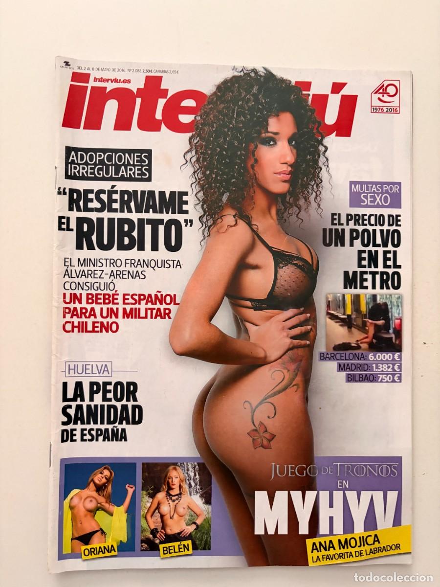 Coleccionismo de revista Intervi&uacute;: INTERVI&Uacute;. N&ordm; 2.088. MAYO 2016. ANA MOJICA. JUEGO DE TRONOS EN MYHYV. LEER
