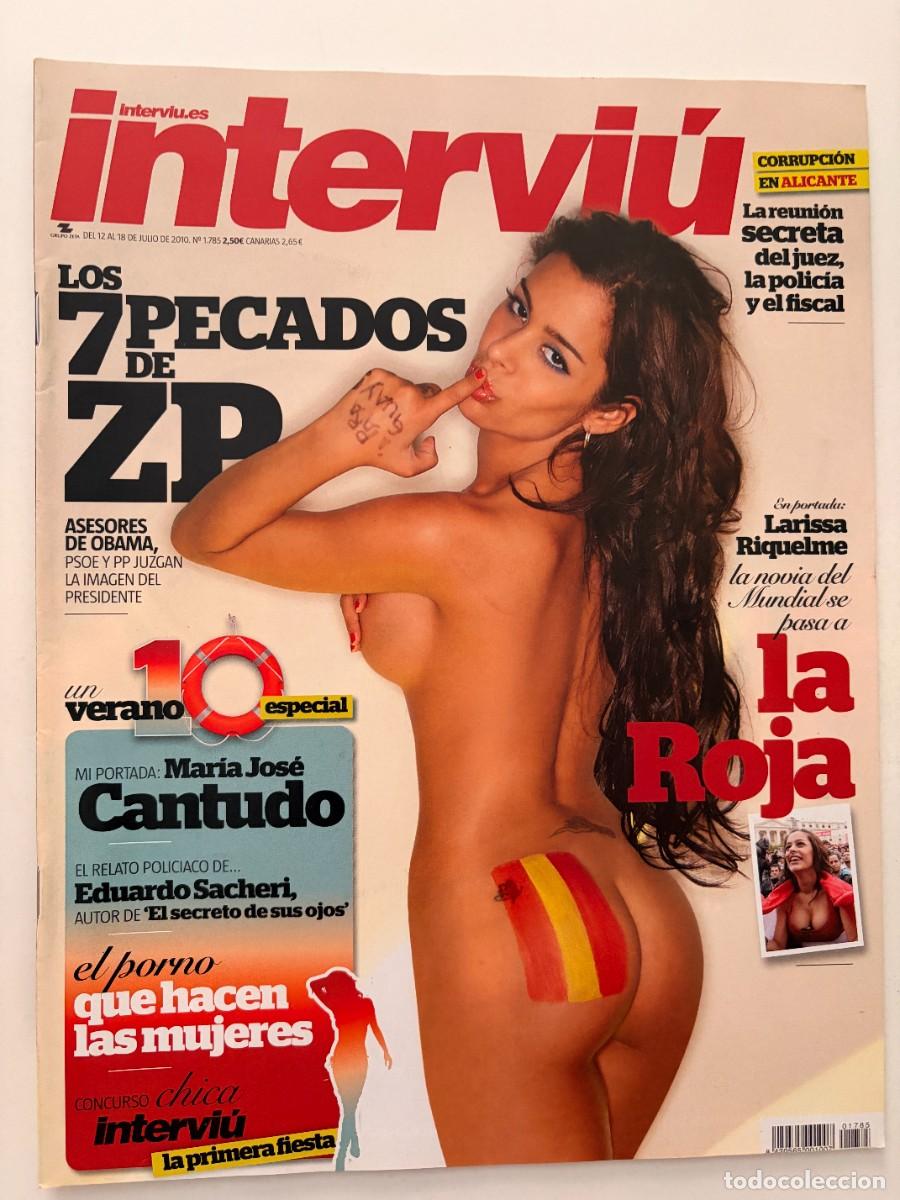 Coleccionismo de revista Intervi&uacute;: INTERVI&Uacute;. N&ordm; 1.785. JULIO 2010. LARISSA RIQUELME. LA NOVIA DEL MUNDIAL SE PASA A LA ROJA. LEER