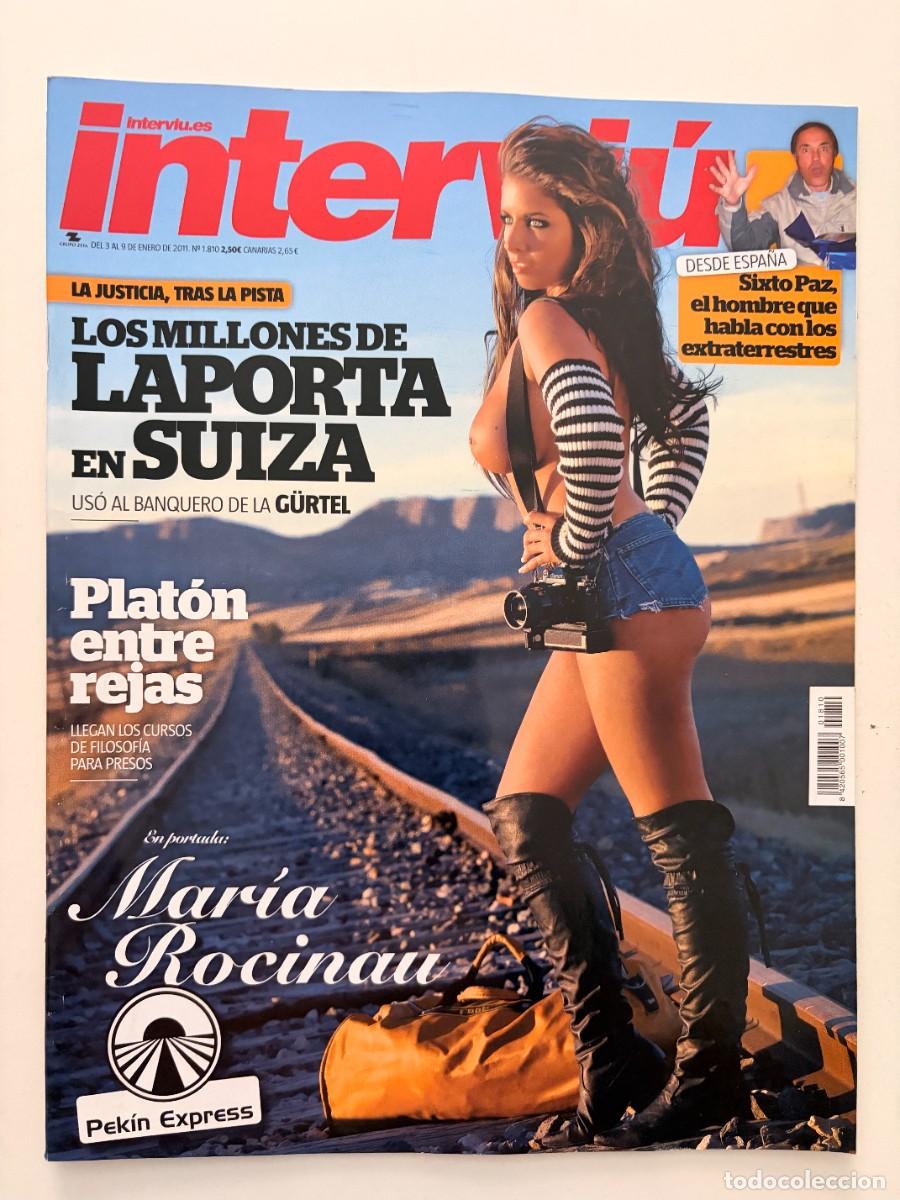 Coleccionismo de revista Intervi&uacute;: INTERVI&Uacute;. N&ordm; 1.810. ENERO 2011. MAR&Iacute;A ROCINAU. LOS MILLONES DE LAPORTA EN SUIZA. LEER
