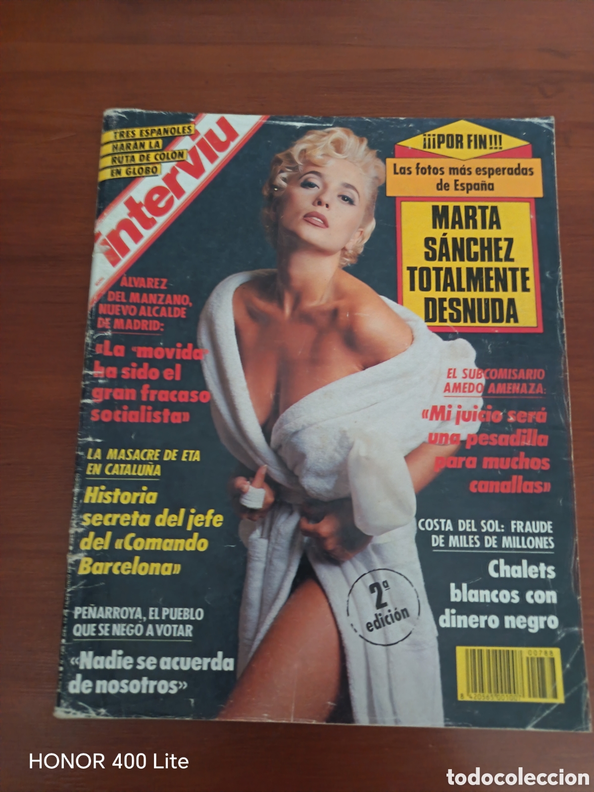 Coleccionismo de revista Intervi&uacute;: Revista Interviu N&deg; 788 06/06/1991