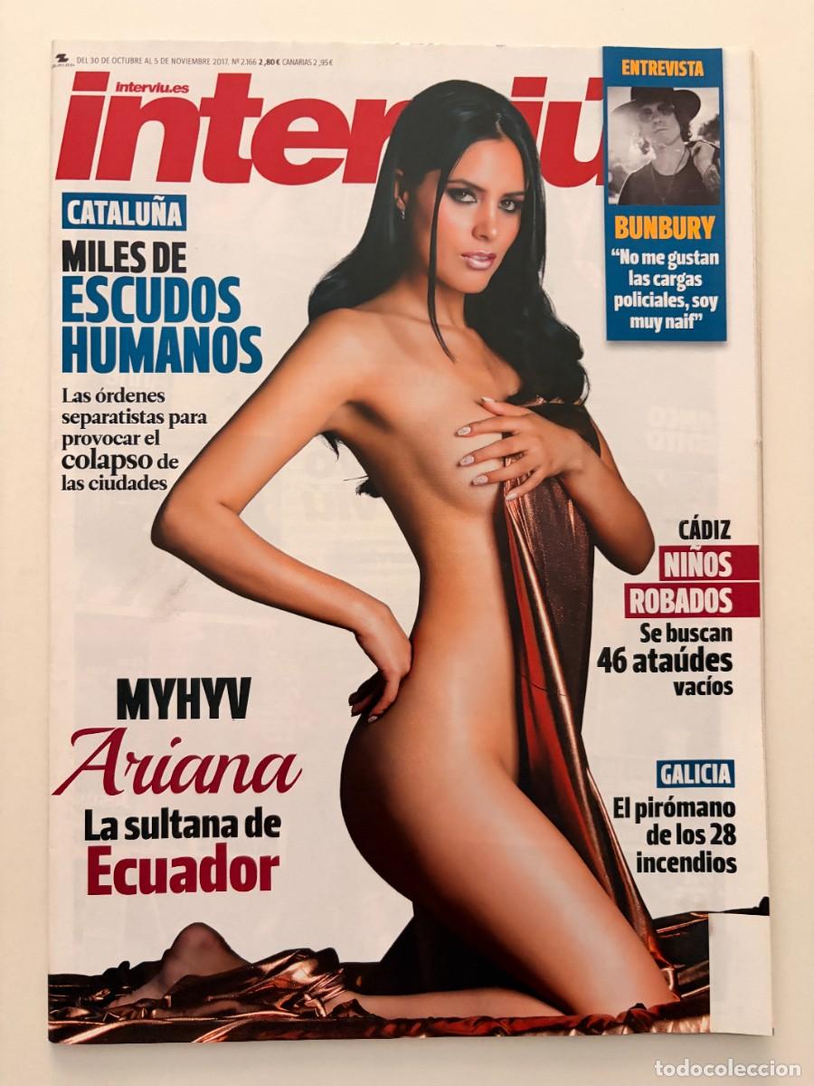 Collectionnisme de Magazine Intervi&uacute;: INTERVI&Uacute;. N&ordm; 2.166. OCTUBRE-NOVIEMBRE 2017. ARIANA. MILES DE ESCUDOS HUMANOS EN CATALU&Ntilde;A. LEER