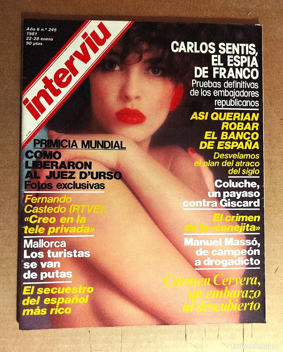 Coleccionismo de revista Intervi&uacute;: INTERVIU 245 - ENERO 1981 - CARMEN CERVERA - COLUCHE - SUPLEMENTO EXTRA N 245