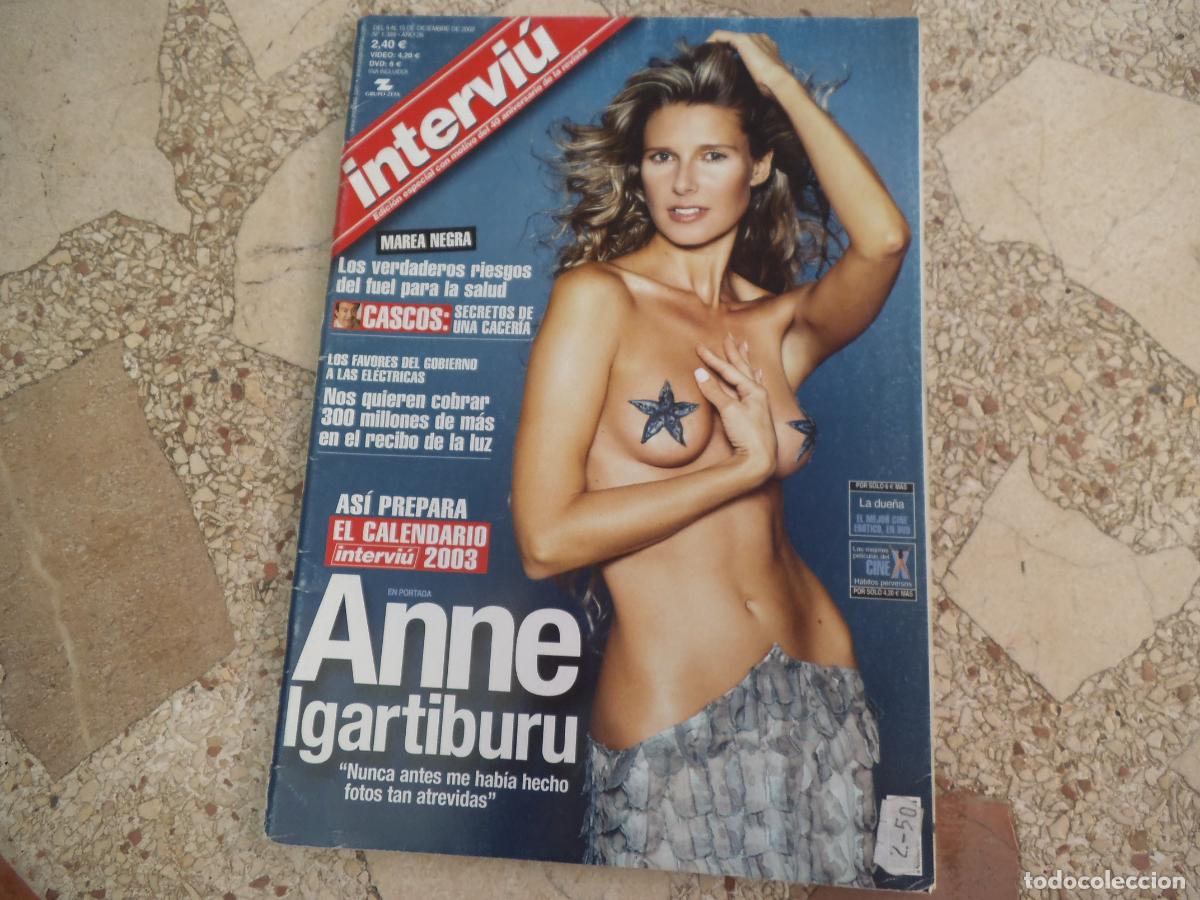 Coleccionismo de revista Intervi&uacute;: interviu faccimil, n&ordm; 1389, calendario anne igartiburu, alvarez cascos, el desastre del prestige,