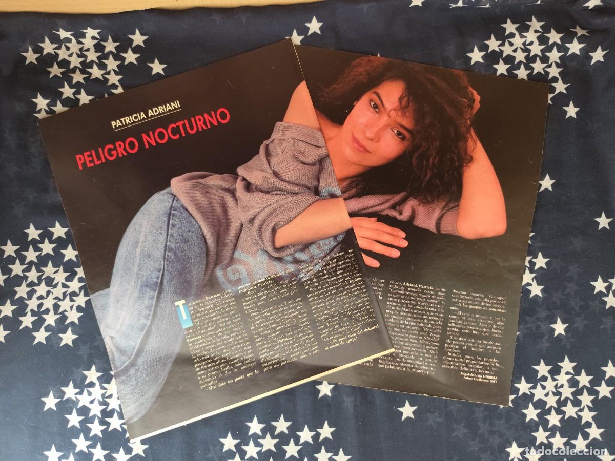 Coleccionismo de revista Intervi&uacute;: Patricia Adriani Peligro Nocturno Recorte/Cliping Revista Interviu 590 - 1987
