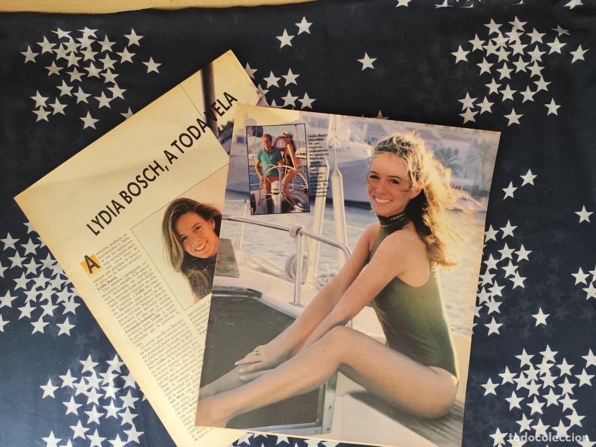 Coleccionismo de revista Intervi&uacute;: Lidia Bosch A toda vela Recorte/Cliping Revista Interviu 590 - 1987