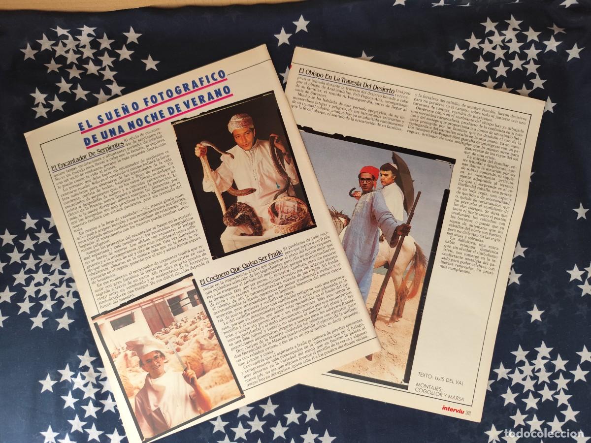 Coleccionismo de revista Intervi&uacute;: El sue&ntilde;o fotogr&aacute;fico de una noche de verano Recorte/Cliping Revista Interviu 587 - 1987