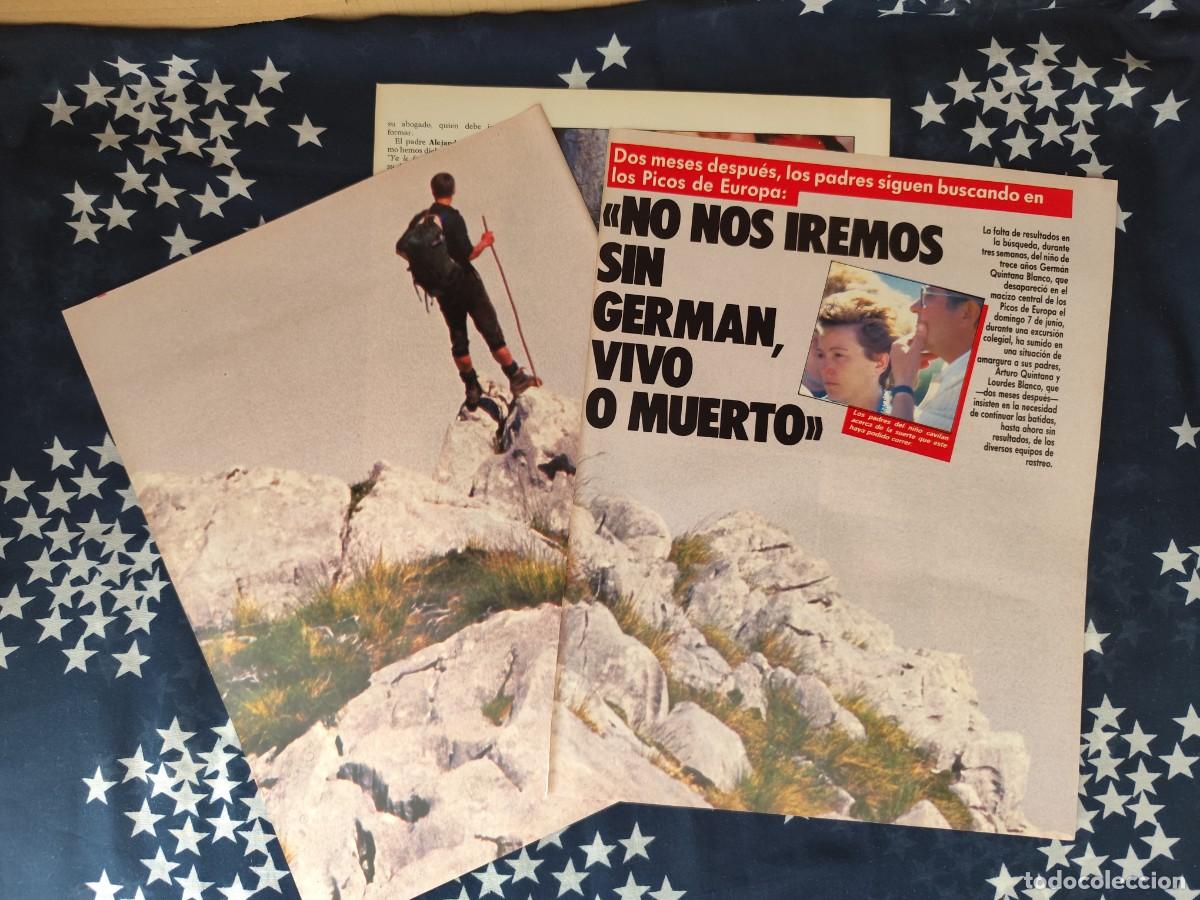 Coleccionismo de revista Intervi&uacute;: No nos iremos sin Germ&aacute;n, vivo o muerto Recorte/Cliping Revista Interviu 586 - 1987