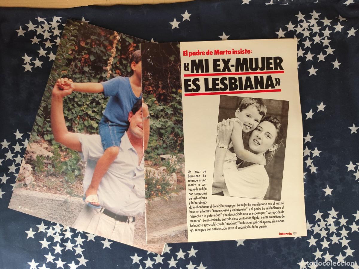 Coleccionismo de revista Intervi&uacute;: Mi exmujer es lesbiana Recorte/Cliping Revista Interviu 584 - 1987