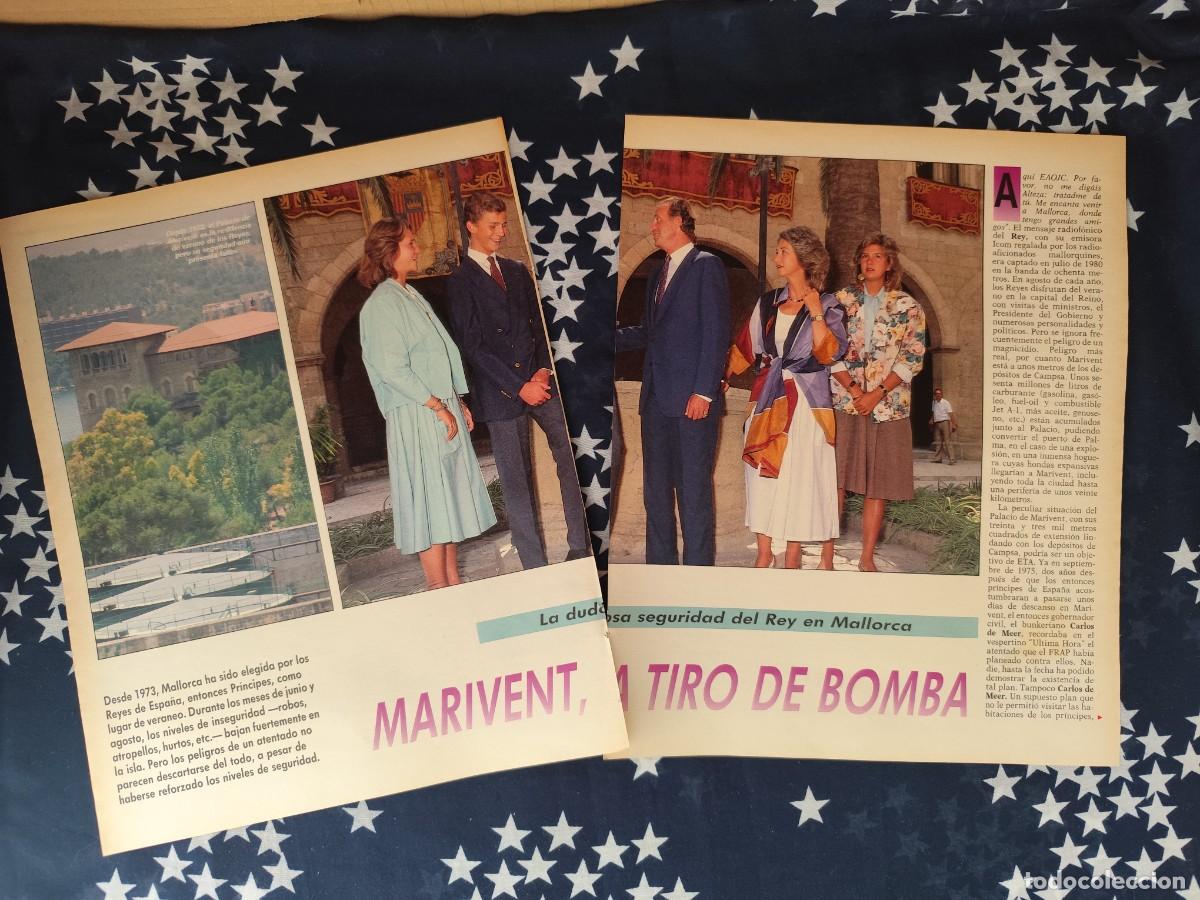 Coleccionismo de revista Intervi&uacute;: Marivent a tiro de bomba Recorte/Cliping Revista Interviu 581 - 1987