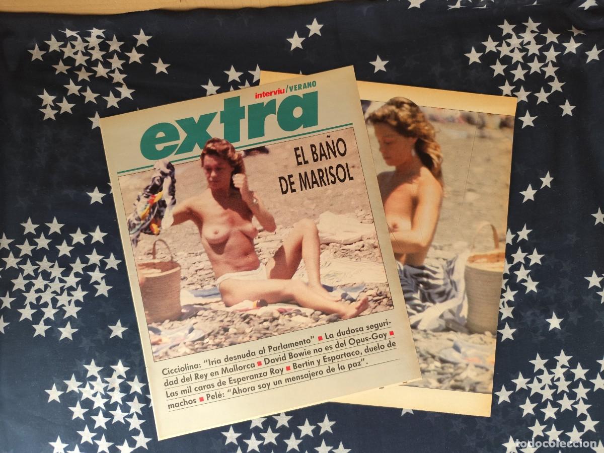 Coleccionismo de revista Intervi&uacute;: La desnudez codiciada de Pepa Flores Recorte/Cliping Revista Interviu 581 - 1987