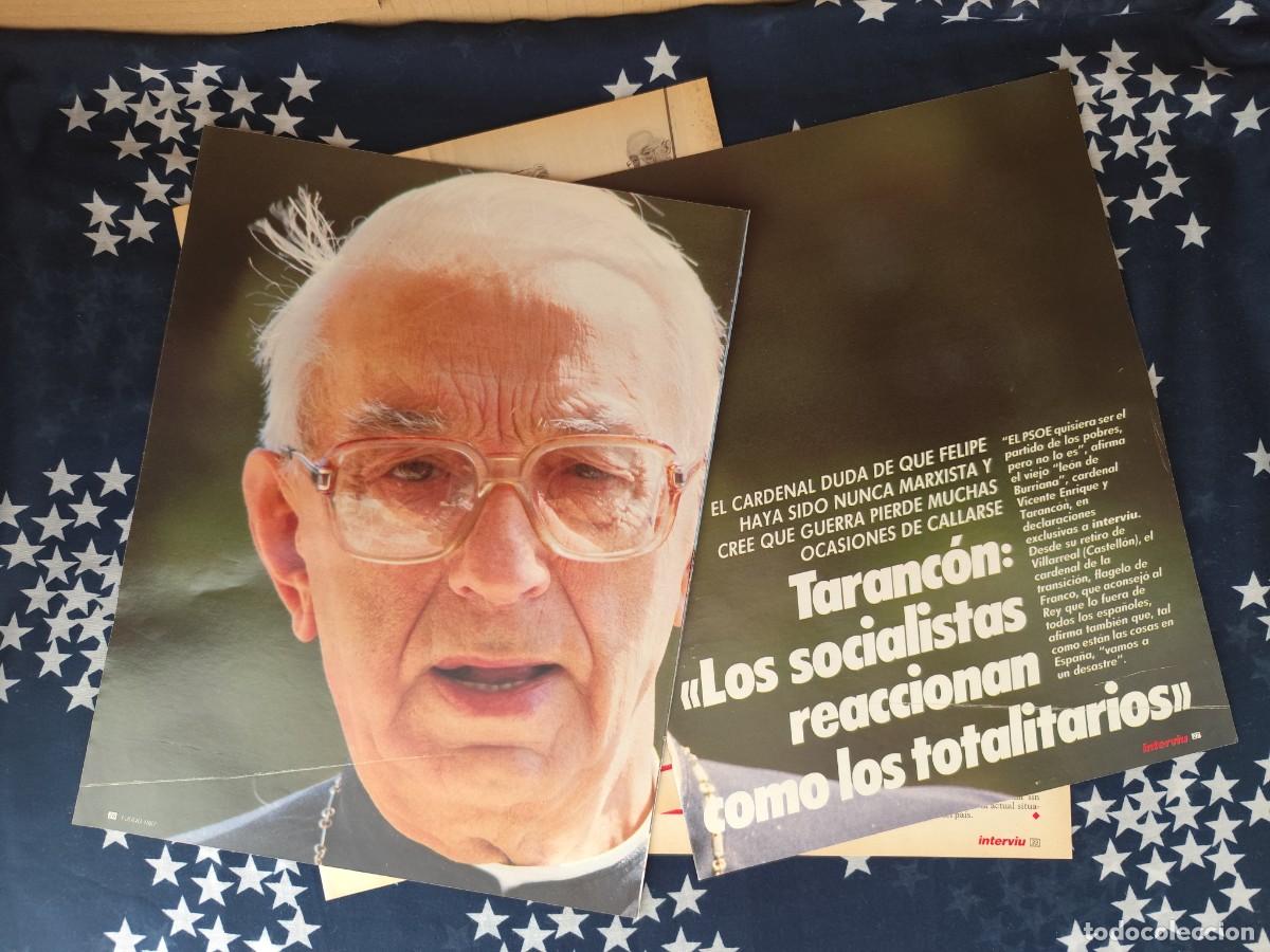Coleccionismo de revista Intervi&uacute;: Taranc&oacute;n Los socialistas reaccionan como los totalitariosRecorte/Cliping Revista Interviu 581 - 1987