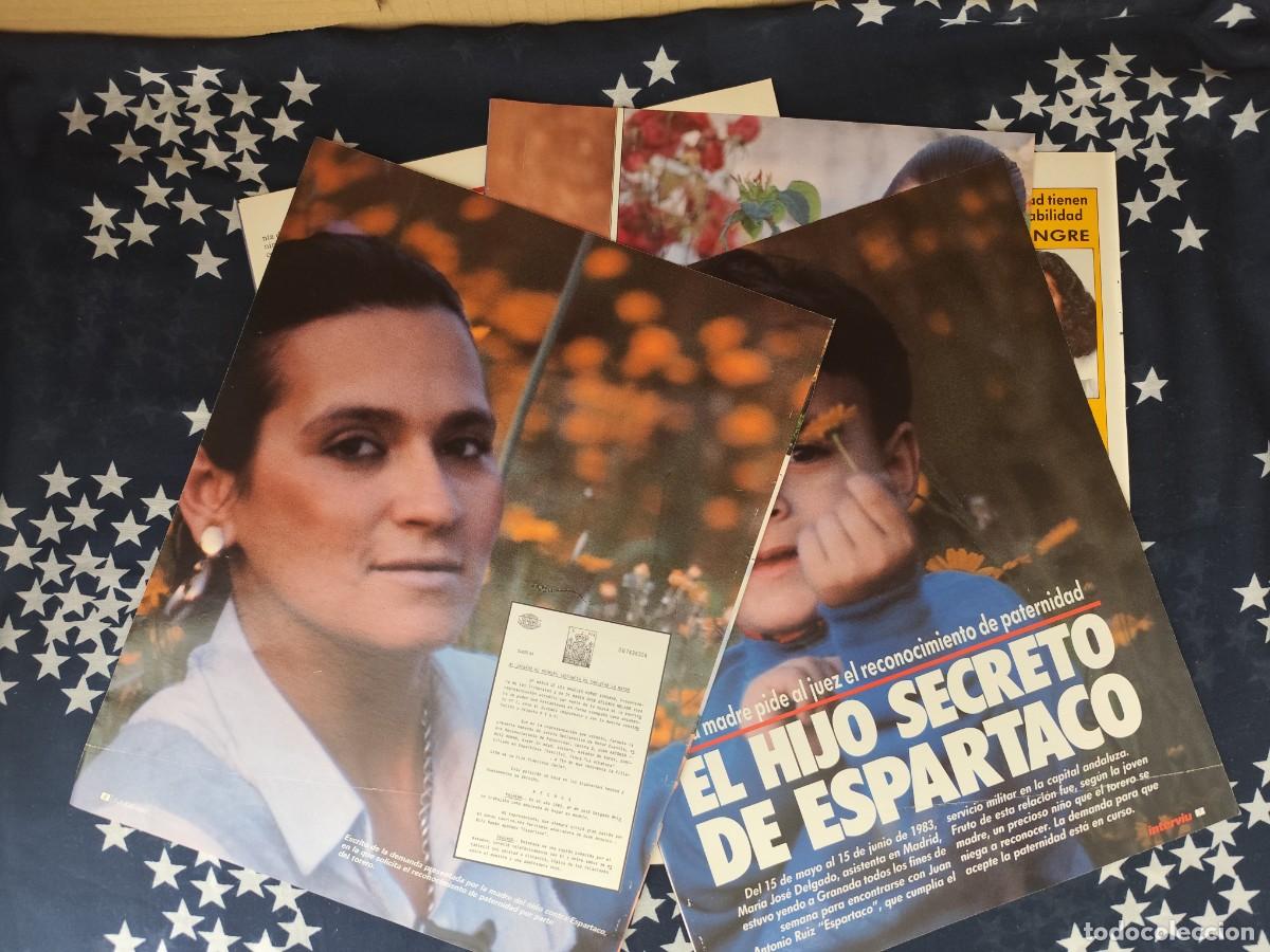 Coleccionismo de revista Intervi&uacute;: El hijo secreto de Espartaco Recorte/Cliping Revista Interviu 581 - 1987