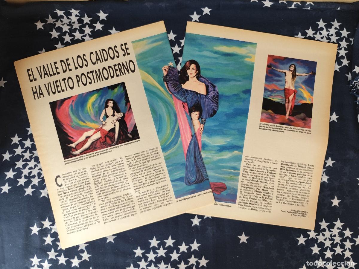 Coleccionismo de revista Intervi&uacute;: El valle de los ca&iacute;dos se ha vuelto postmoderno Recorte/Cliping Revista Interviu 580 - 1987