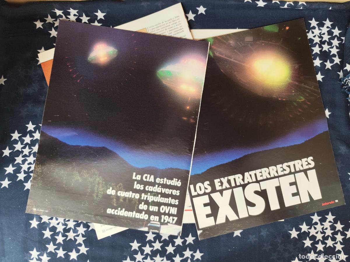 Coleccionismo de revista Intervi&uacute;: Los extraterrestres existen Recorte/Cliping Revista Interviu 580 - 1987
