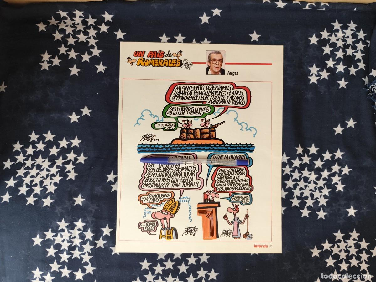 Coleccionismo de revista Intervi&uacute;: Un pa&iacute;s de Romerales Forges Recorte/Cliping Revista Interviu 580 - 1987