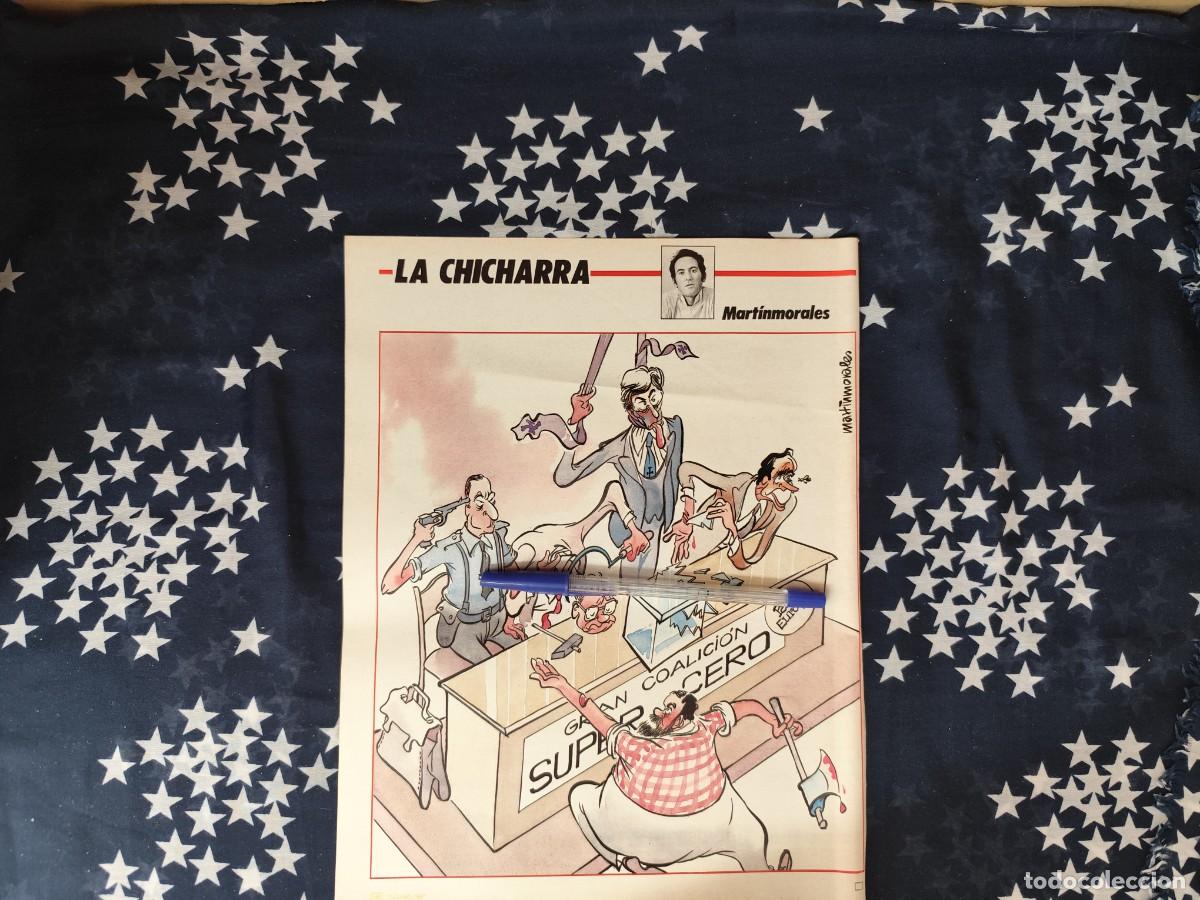Coleccionismo de revista Intervi&uacute;: La Chicharra Martinmorales Recorte/Cliping Revista Interviu 579 - 1987