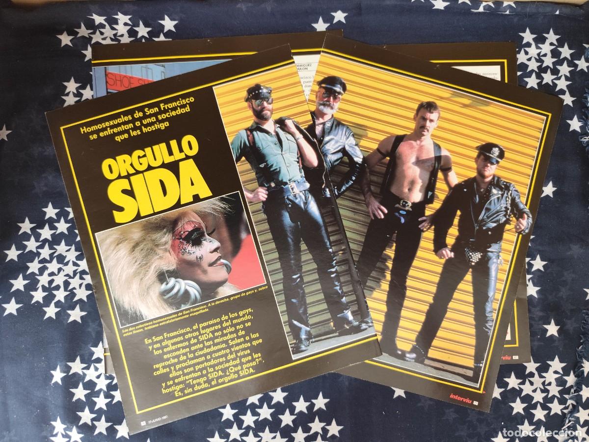 Coleccionismo de revista Intervi&uacute;: Orgullo Sida Recorte/Cliping Revista Interviu 579 - 1987