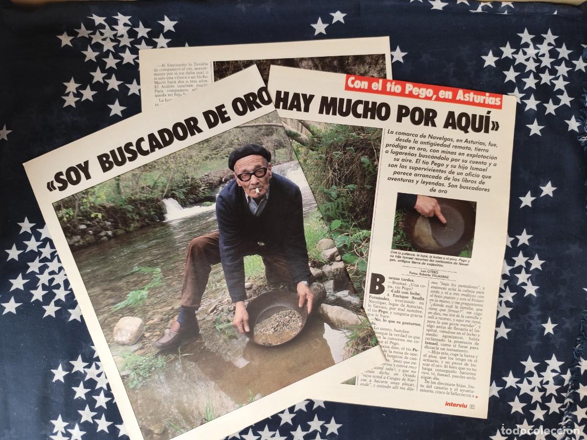 Coleccionismo de revista Intervi&uacute;: Soy buscador de oro , hay mucho por aqu&iacute; Recorte/Cliping Revista Interviu 578 - 1987