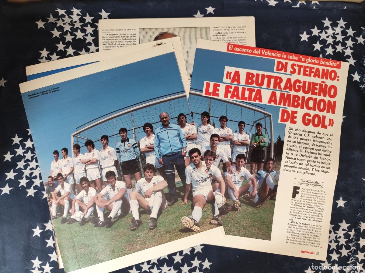 Coleccionismo de revista Intervi&uacute;: Distefano A Butrague&ntilde;o le falta ambici&oacute;n de gol Recorte/Cliping Revista Interviu 578 - 1987