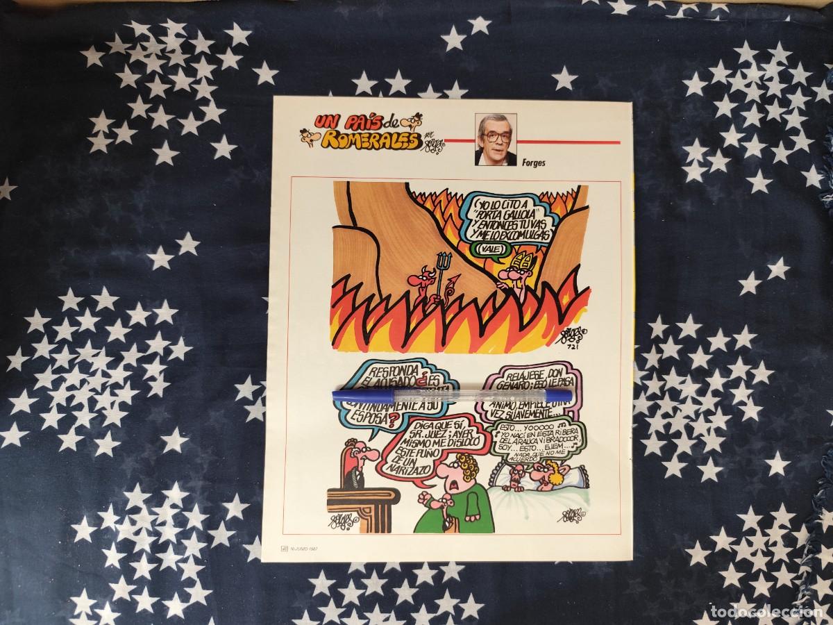 Coleccionismo de revista Intervi&uacute;: Un pa&iacute;s de Romerales Forges Recorte/Cliping Revista Interviu 578 - 1987