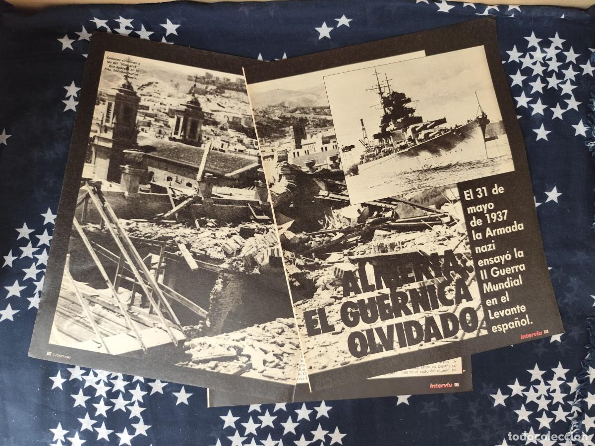 Coleccionismo de revista Intervi&uacute;: Almer&iacute;a El Guernica olvidado Recorte/Cliping Revista Interviu 577 - 1987