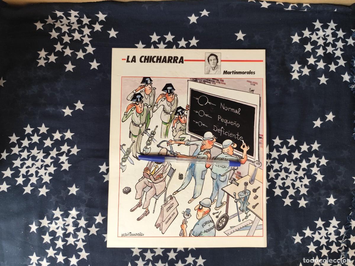 Coleccionismo de revista Intervi&uacute;: La Chicharra Mart&iacute;nmorales Recorte/Cliping Revista Interviu 576 - 1987