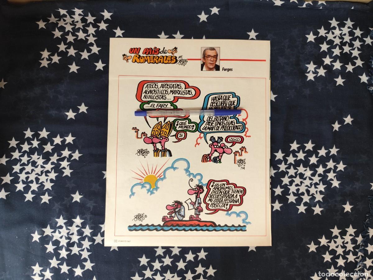 Coleccionismo de revista Intervi&uacute;: Un pa&iacute;s de Romerales Forges Recorte/Cliping Revista Interviu 576 - 1987