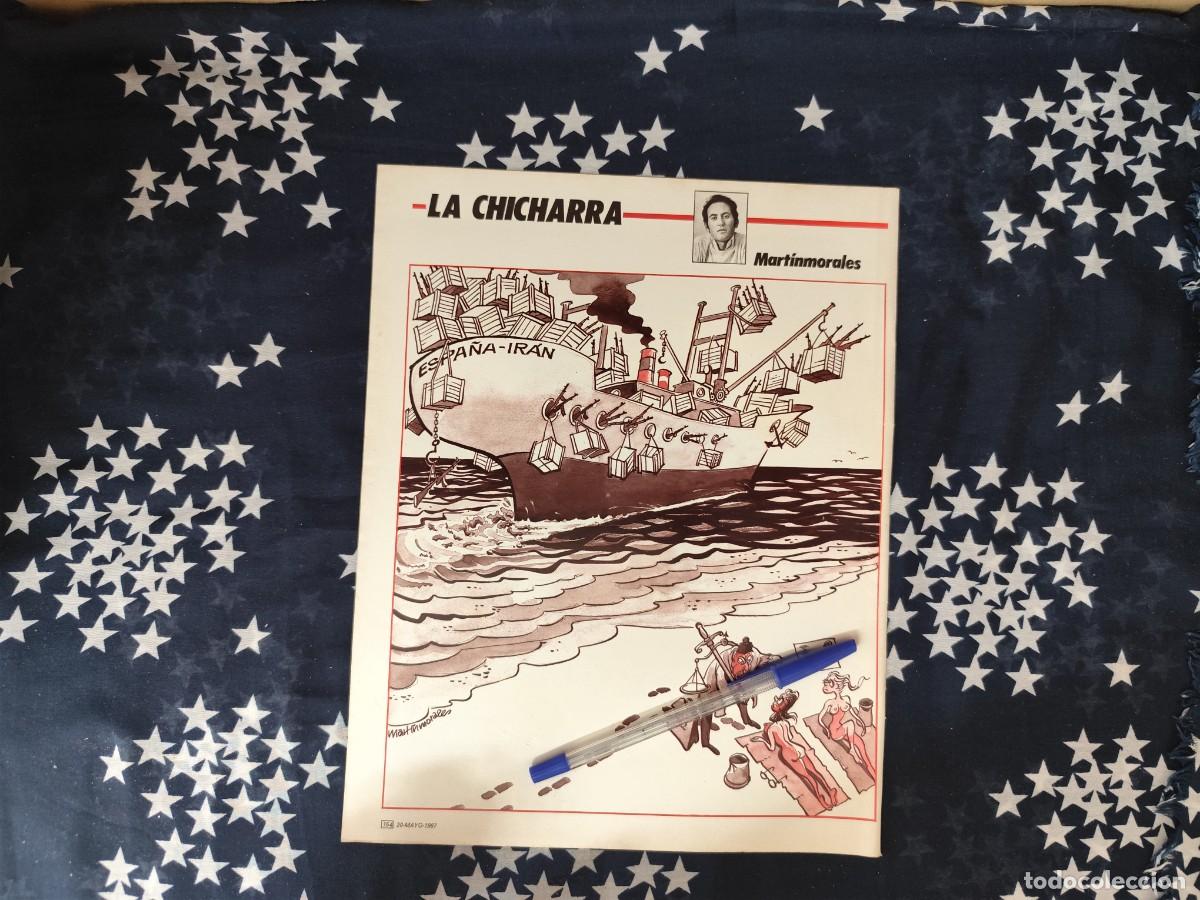 Coleccionismo de revista Intervi&uacute;: La Chicharra Mart&iacute;nmorales Recorte/Cliping Revista Interviu 575 - 1987