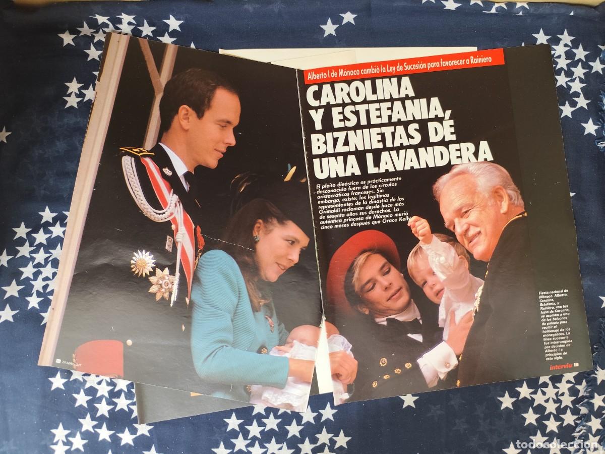 Coleccionismo de revista Intervi&uacute;: Carolina y Estefan&iacute;a biznietas de una lavandera Recorte/Cliping Revista Interviu 572 - 1987
